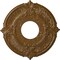 Ekena Millwork Attica Ceiling Medallion (Canopies up to 3 1/2"), 12 3/4"OD x 4"ID x 1/2"P, Smokey Topaz Crackle CM12ATSTC - alternate 1